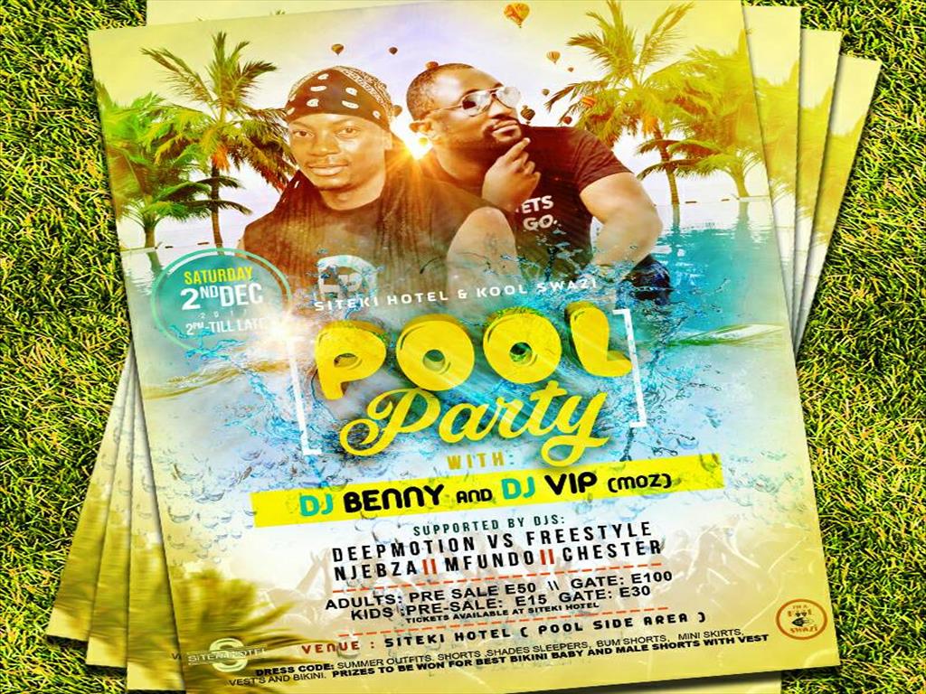 Pool Party with Moz DJs Benny and VIP Pic